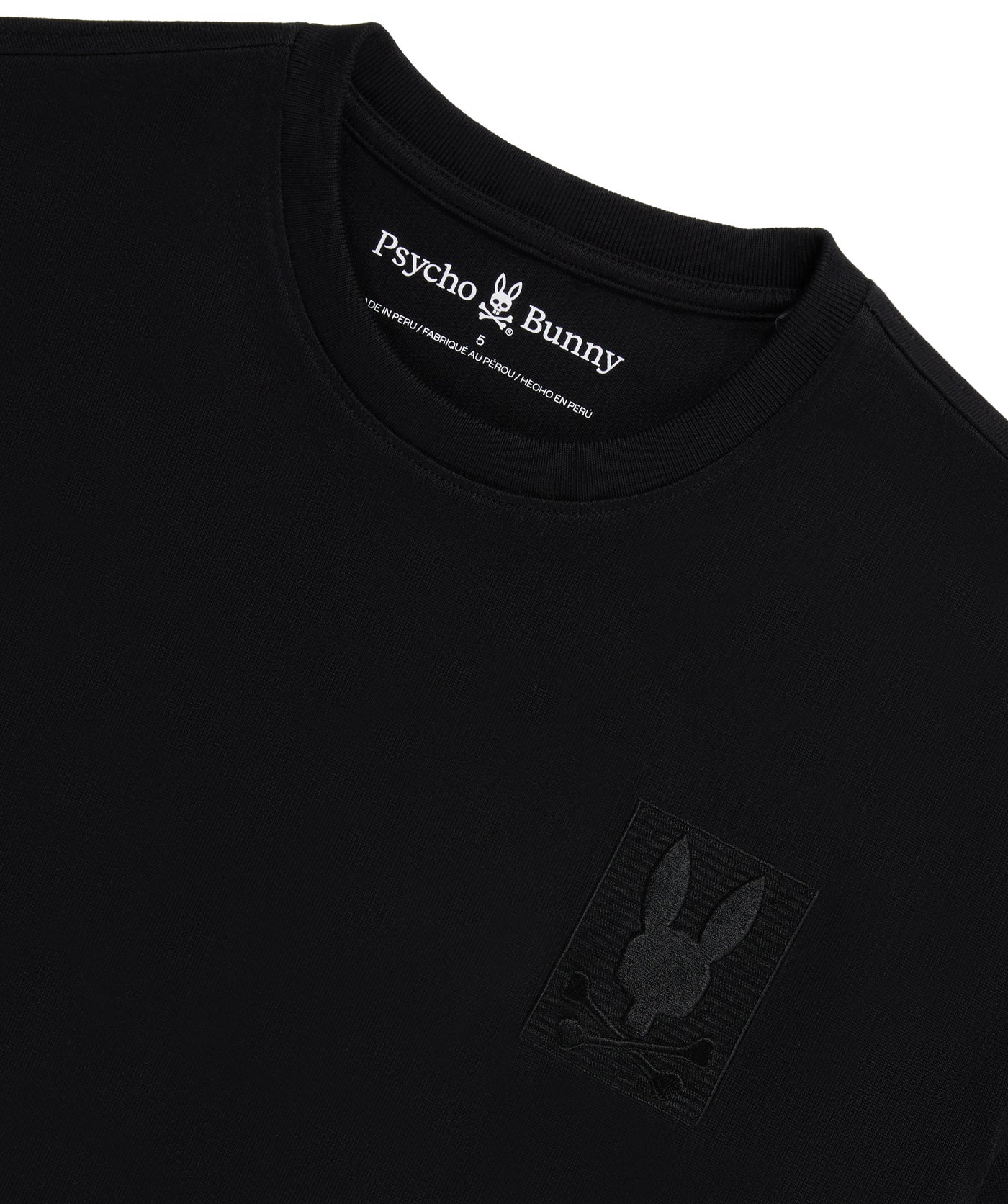 Psycho Bunny Lambert Relaxed Fit Heavyweight Logo Graphic T-Shirt in White