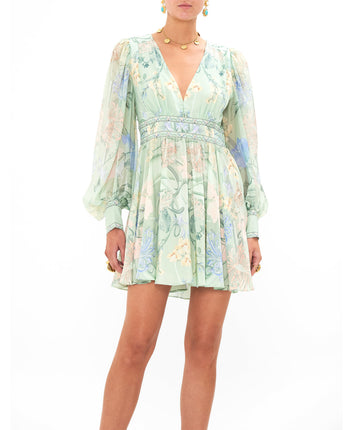 Camilla Dreaming In Dutch Short Dress With Blouson Sleeve 00031174