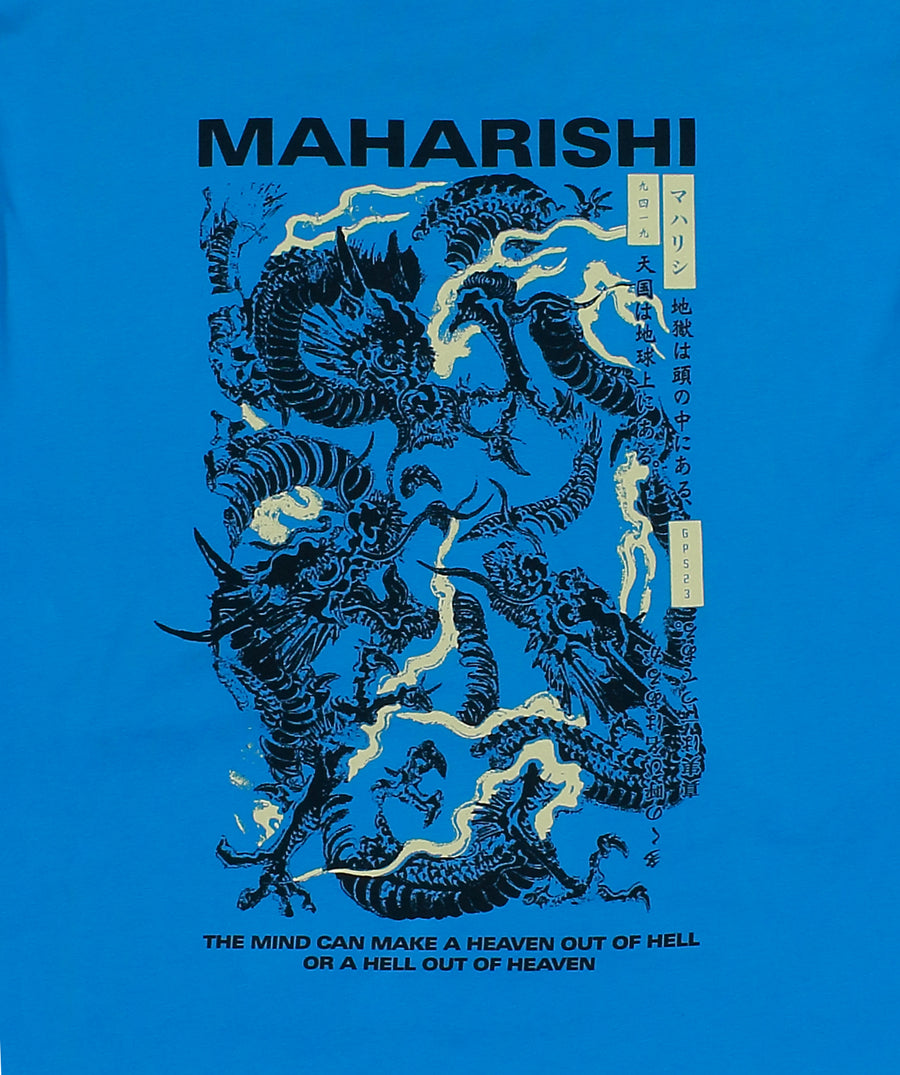 MAHARISHI Three Dragons Longsleeve Printed Tee 302MH9104