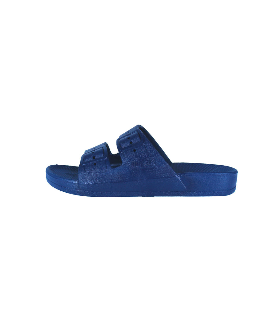 FREEDOM MOSES Navy Slides NAVY