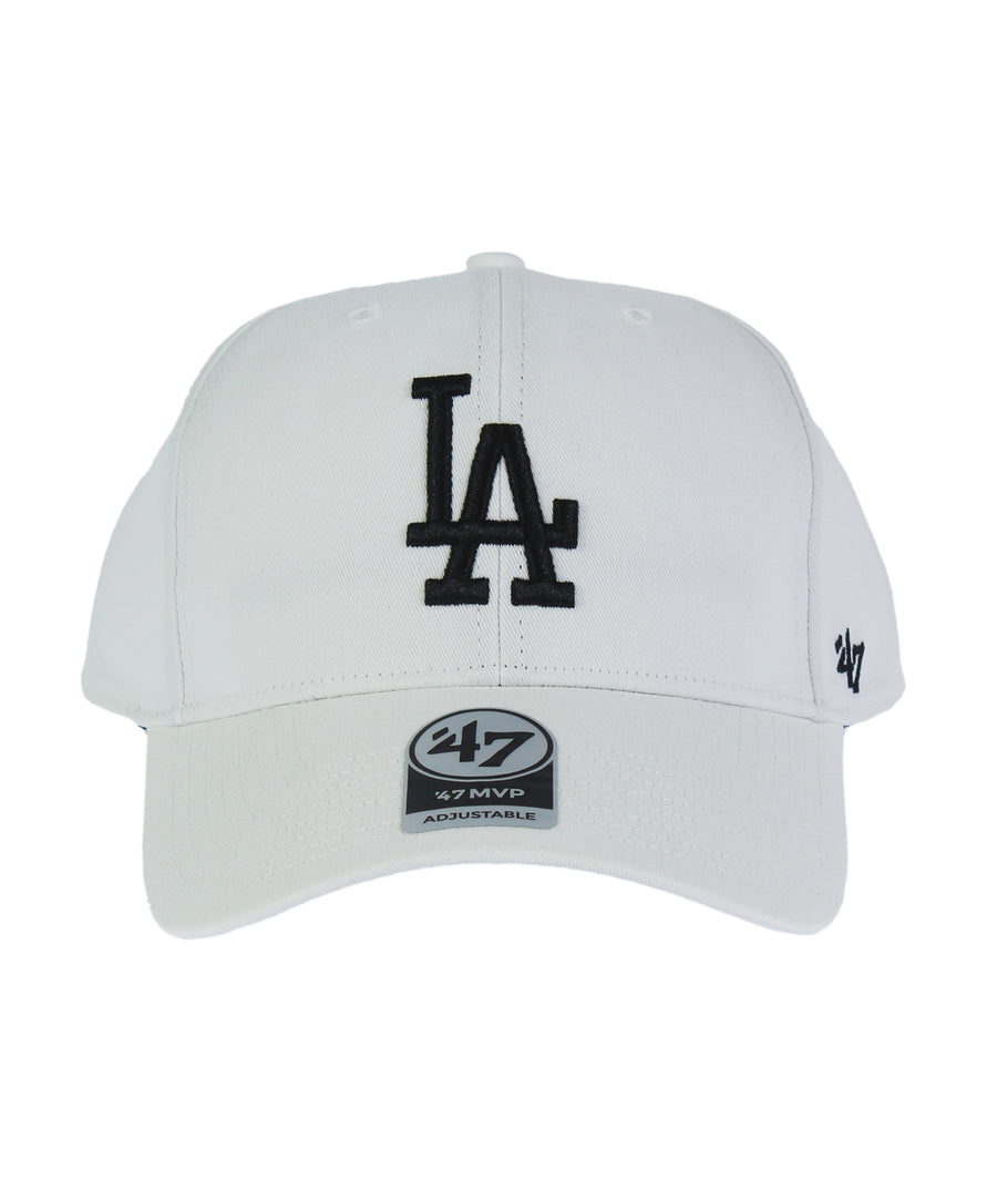 47 MLB Los Angeles Dodgers Raised Basic MVP Cap F11B-RAC12CTP-WH