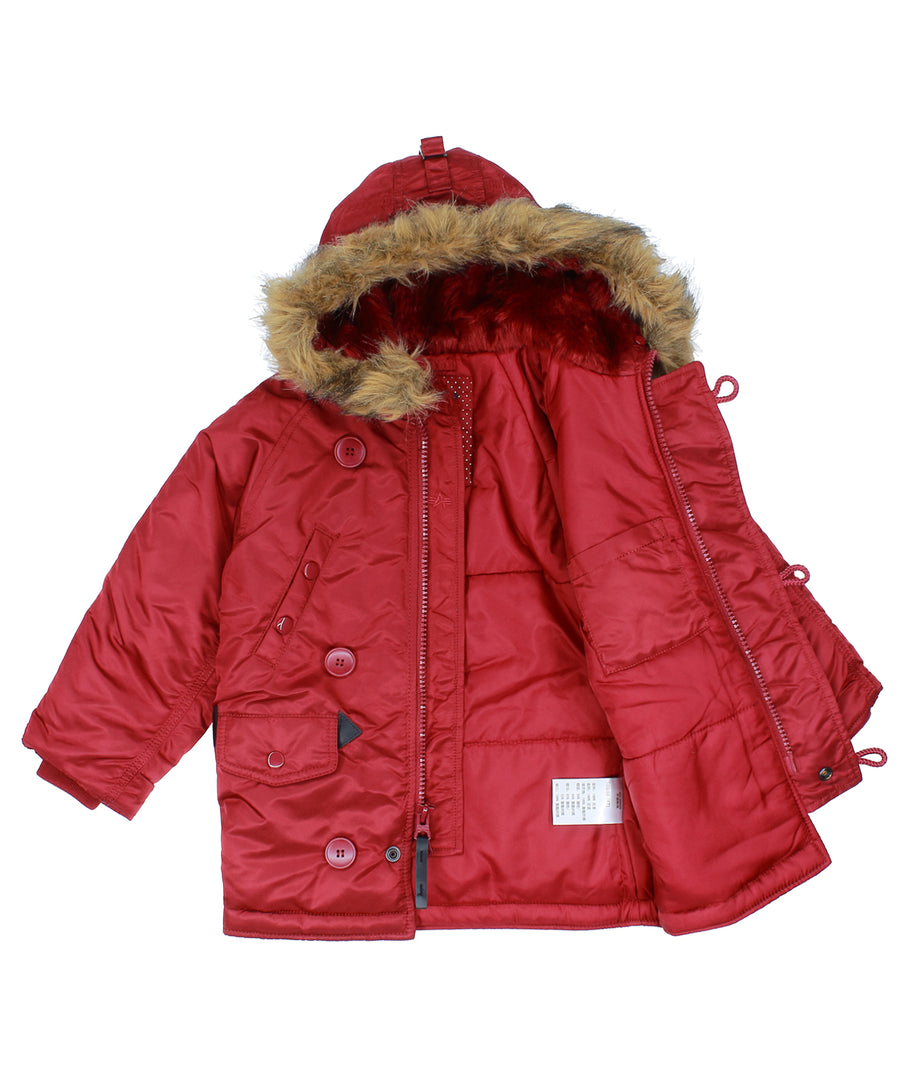 ALPHA INDUSTRIES N-3B Parka Kids Flight Jacket YJN44500C1