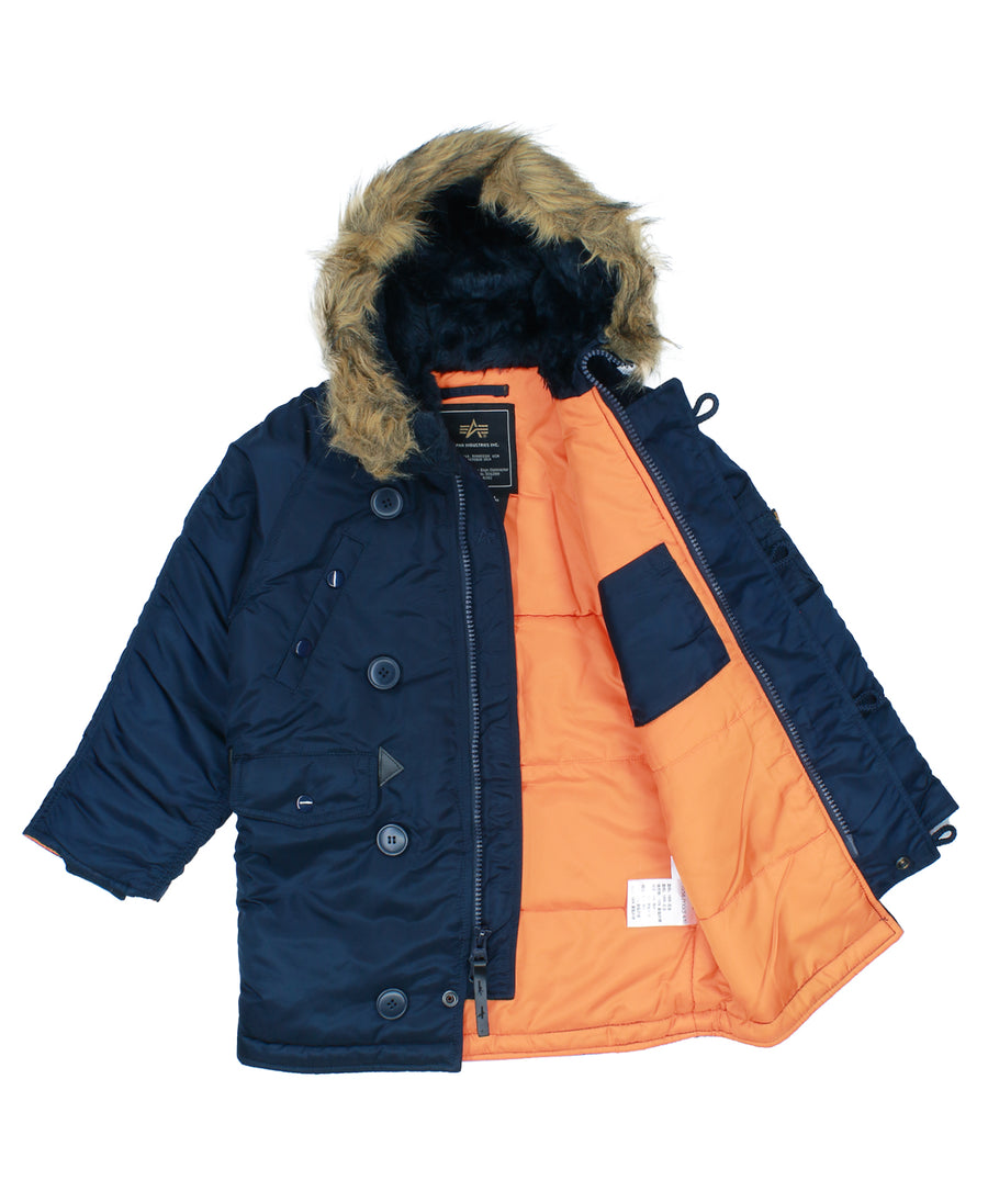 ALPHA INDUSTRIES N-3B Parka Kids Flight Jacket YJN44500C1