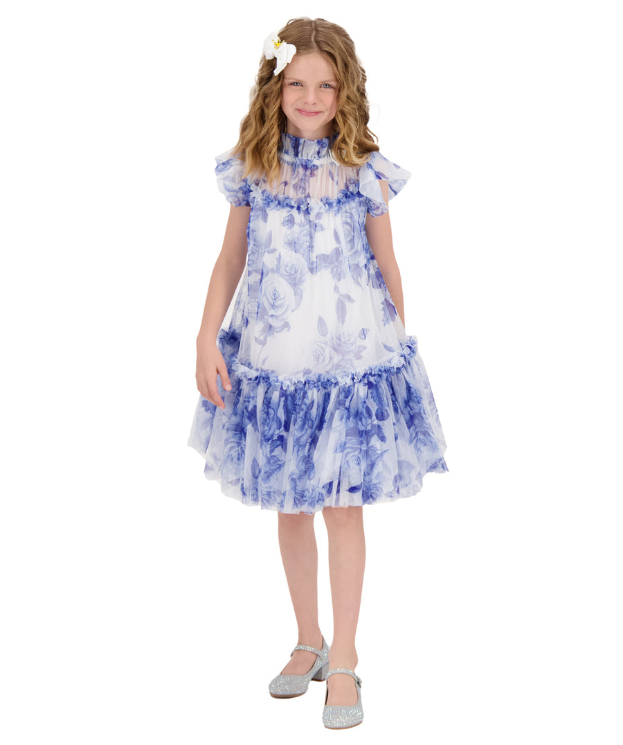 ANGEL'S FACE Marigold Roses Tulle Dress MARIGOLD