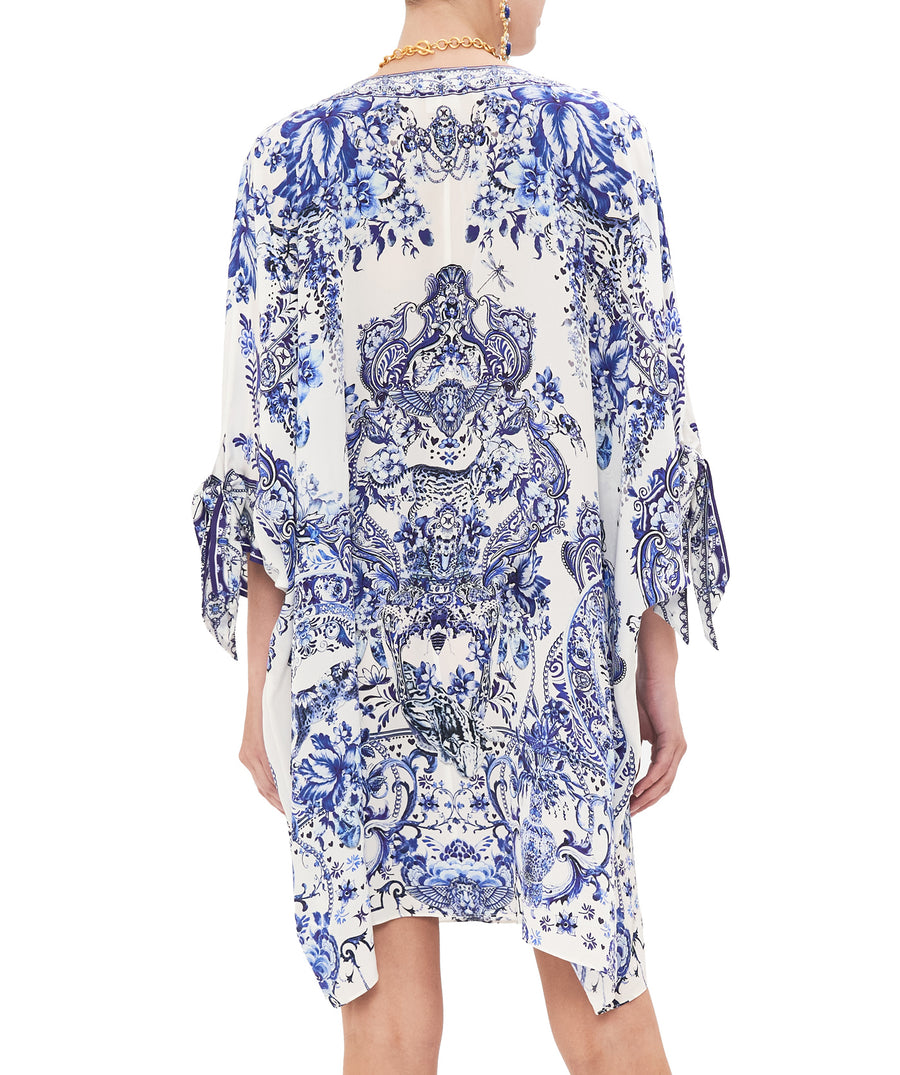 CAMILLA Glaze and Graze Tie Sleeve Short Kaftan 00027179