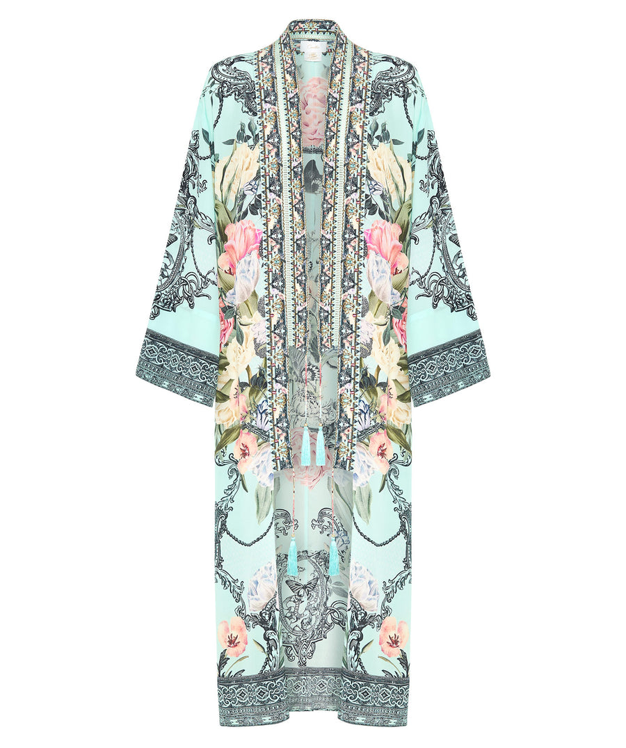 CAMILLA Petal Promise Land Long Layer With Neckbands Kimono 00028470