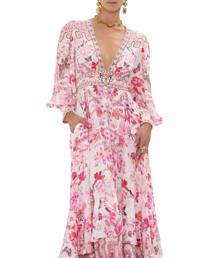 CAMILLA Botanical Novella Long Dress 00031773