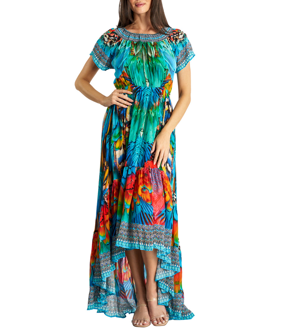 LA MODA Kaleidoscope High Low Dress 24024 HLD