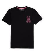 PSYCHO BUNNY Lancaster Cross Stitched Bunny Tee B6U625A2PC