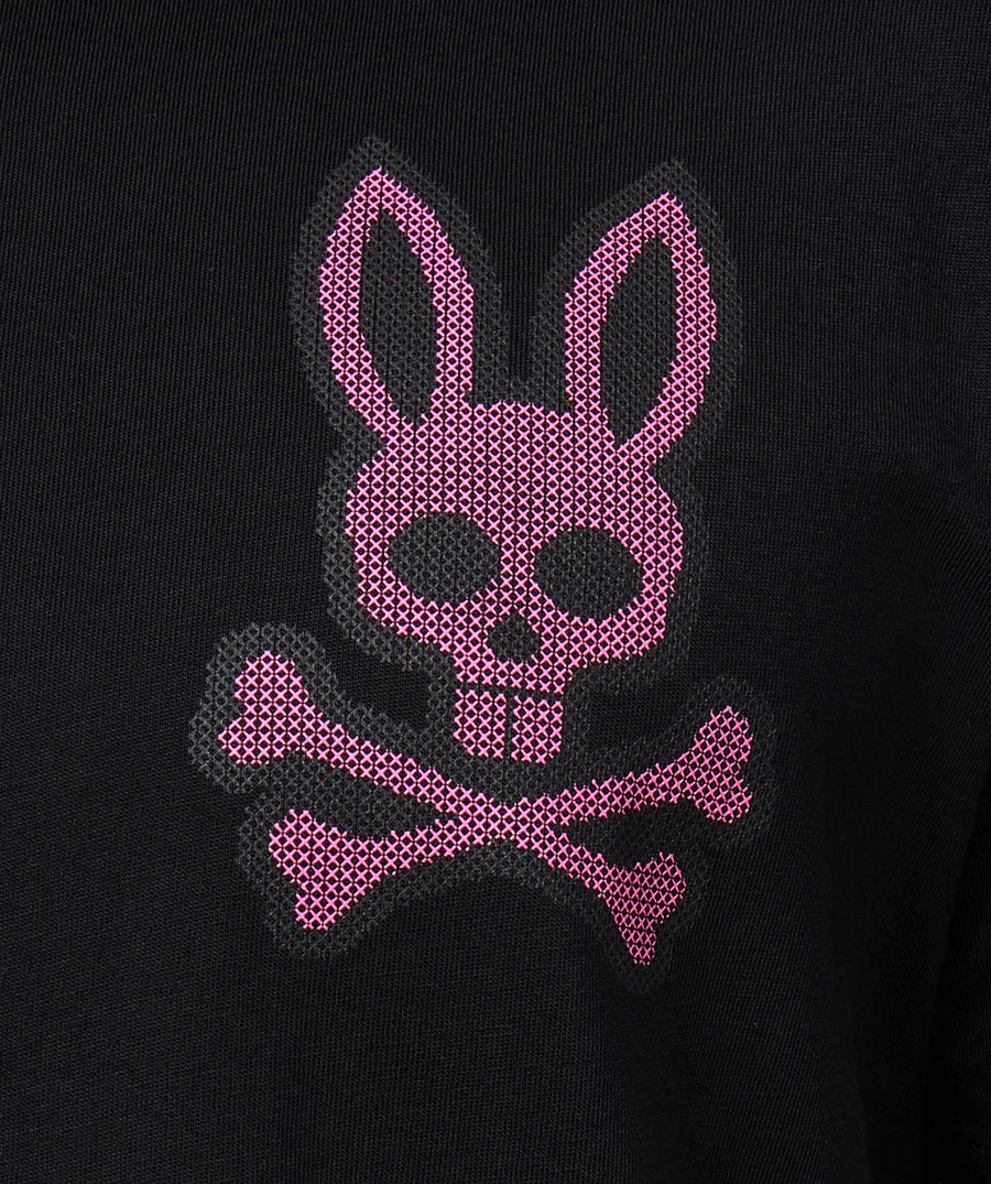 PSYCHO BUNNY Lancaster Cross Stitched Bunny Tee B6U625A2PC