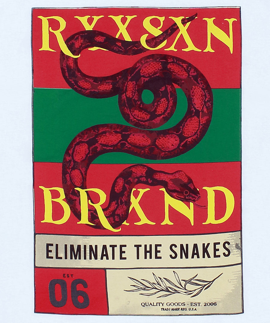 REASON CLOTHING Snake Box Tee T9P-04