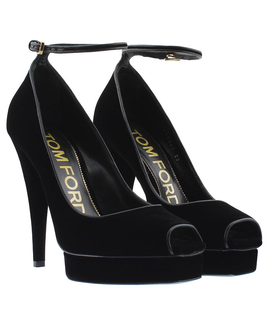 TOM FORD Soft Velvet Stiletto Platform W2506T-TVE001