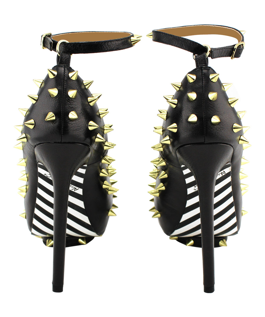 ALEJANDRA G  Setorii Spiked Embellished Platforms SETORII