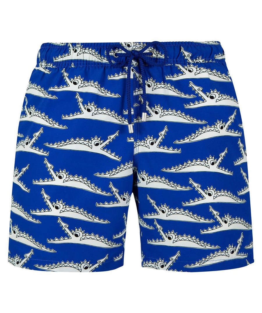 BLUEMINT  Arthus Stretch Blue Crocodile Swim Shorts ARTHUS STRETCH