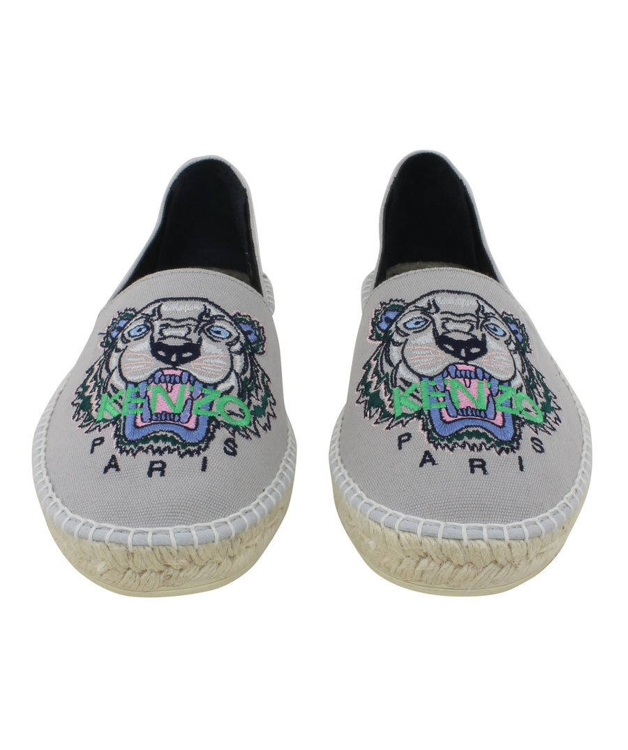 KENZO  Slit Tiger Canvas Espadrilles M615