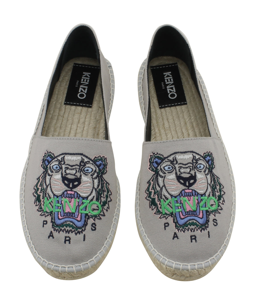 KENZO  Slit Tiger Canvas Espadrilles M615