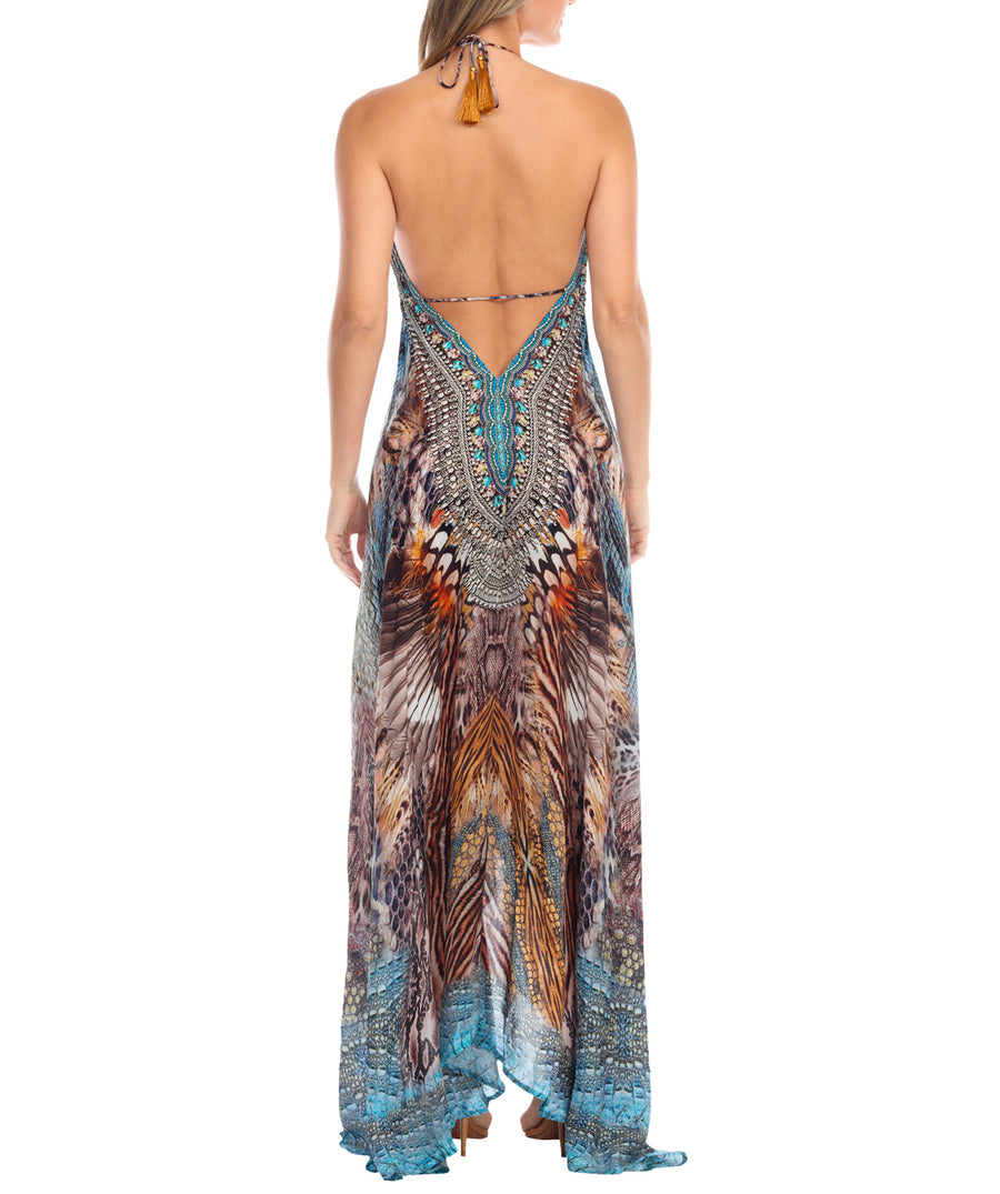 LA MODA  Animal Paradise Maxi Dress 22006 MXD