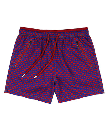 PIER ST BARTH  Mini Diamond Cannes Swim Shorts CANNES-MINI DIAMOND