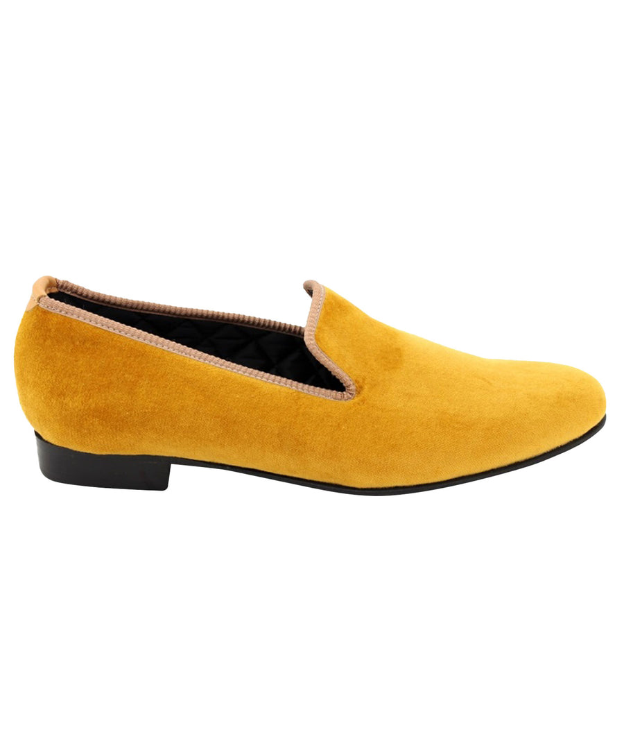 MATTHEW COOKSON  Classic Velvet Slippers 120MTWPLN