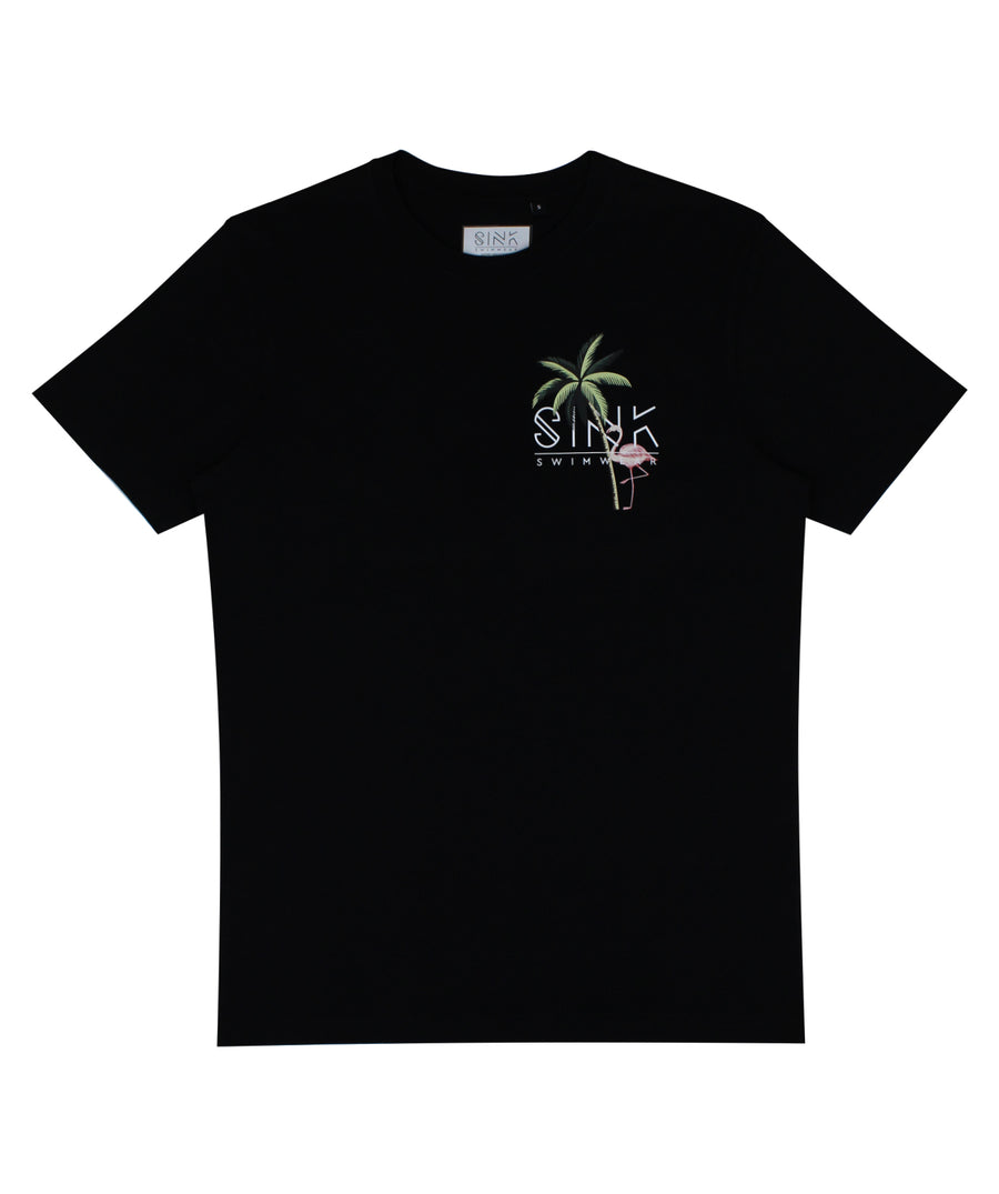 SINK  Pink Palm T-Shirt SINKT10008