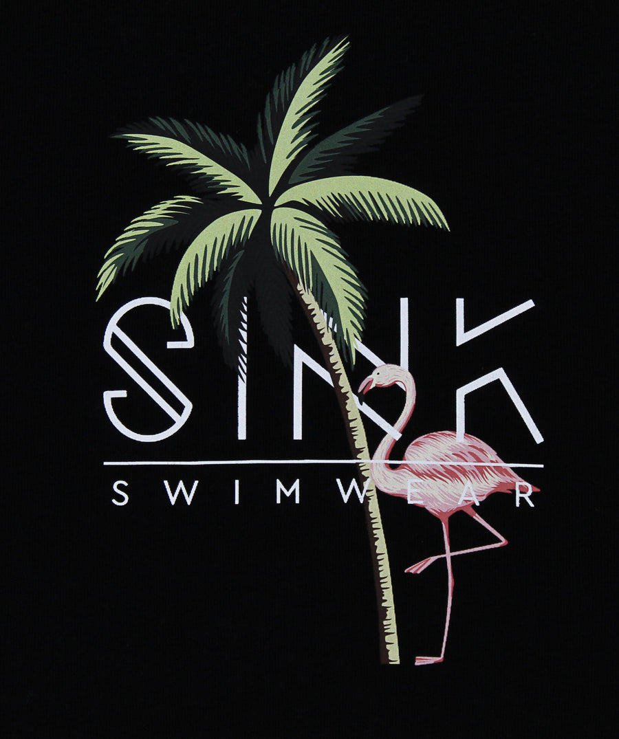 SINK  Pink Palm T-Shirt SINKT10008