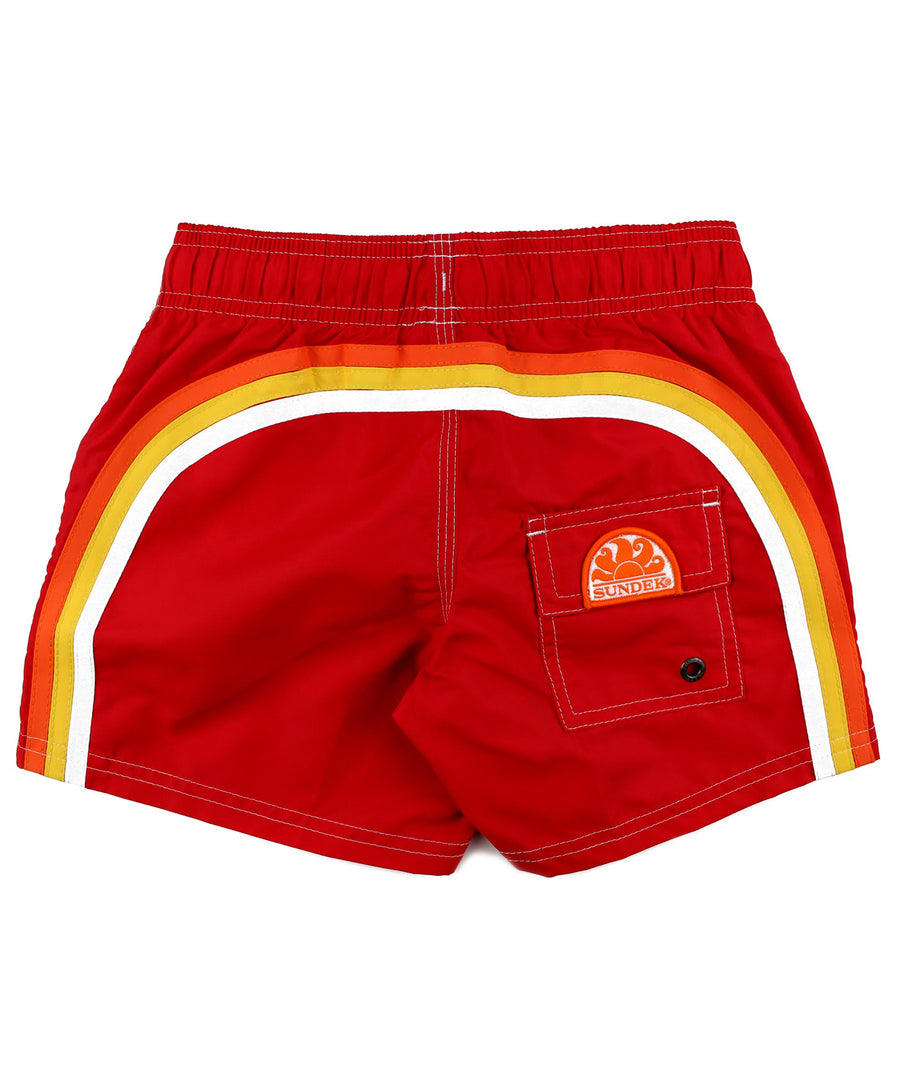 SUNDEK  Boy's 9.5" Elastic Waist Swim Shorts B504BDTA100