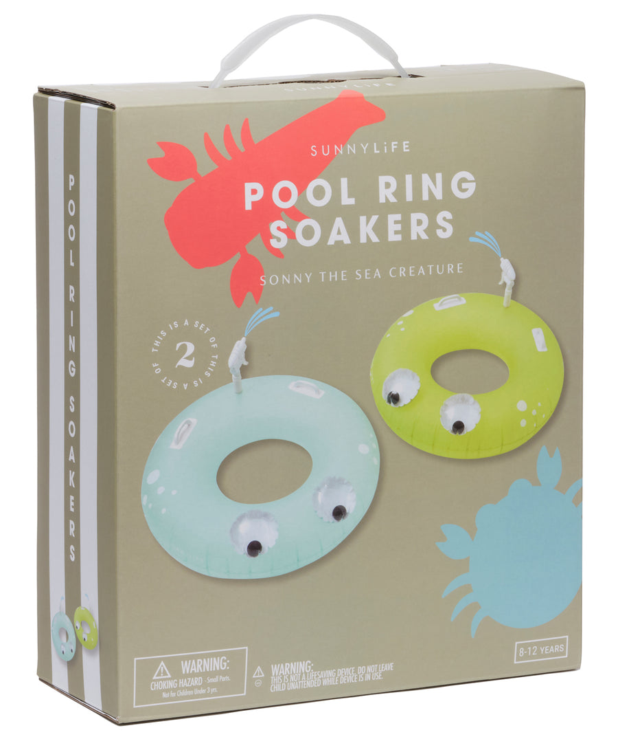 SUNNYLIFE  Sonny The Sea Creature Pool Ring Soakers S3LSOASO