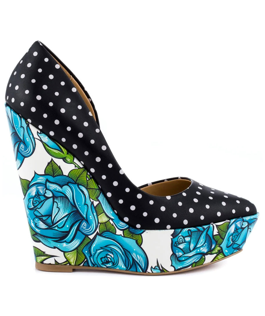 TAYLOR SAYS  Bonafide Floral Wedges 100TLRBONAFIDE