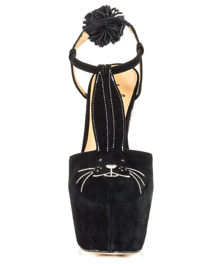 TAYLOR SAYS  Bunny Hop Suede Platforms 100TLRBUNNYHOP