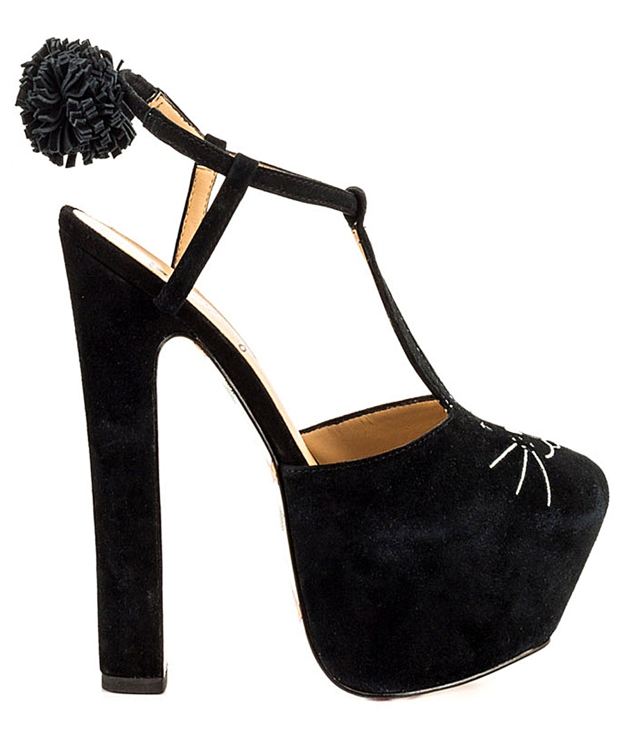 TAYLOR SAYS  Bunny Hop Suede Platforms 100TLRBUNNYHOP