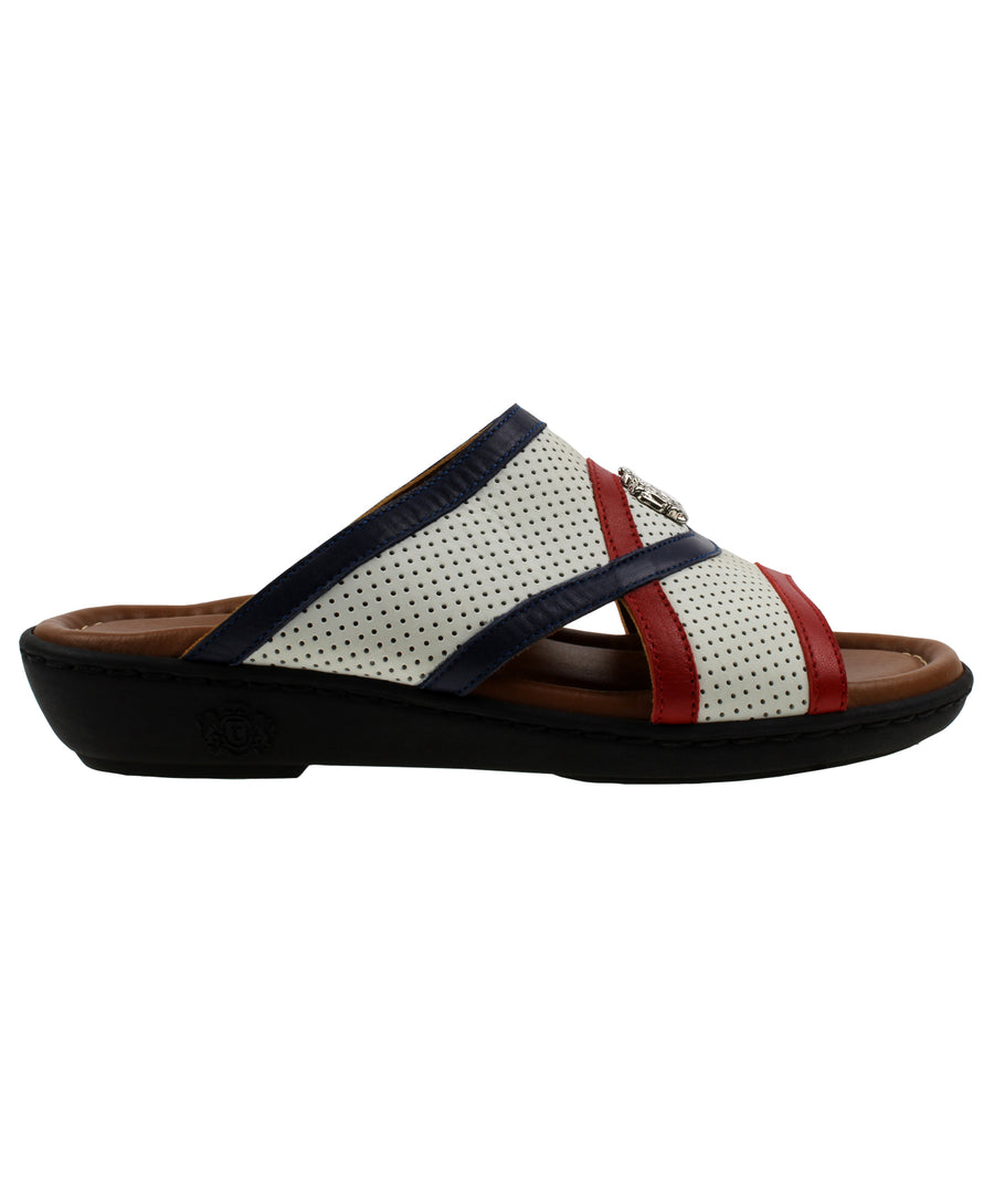 A. TESTONI  Performance Nabuk & Napa Leather Sandals 125AT9W1475